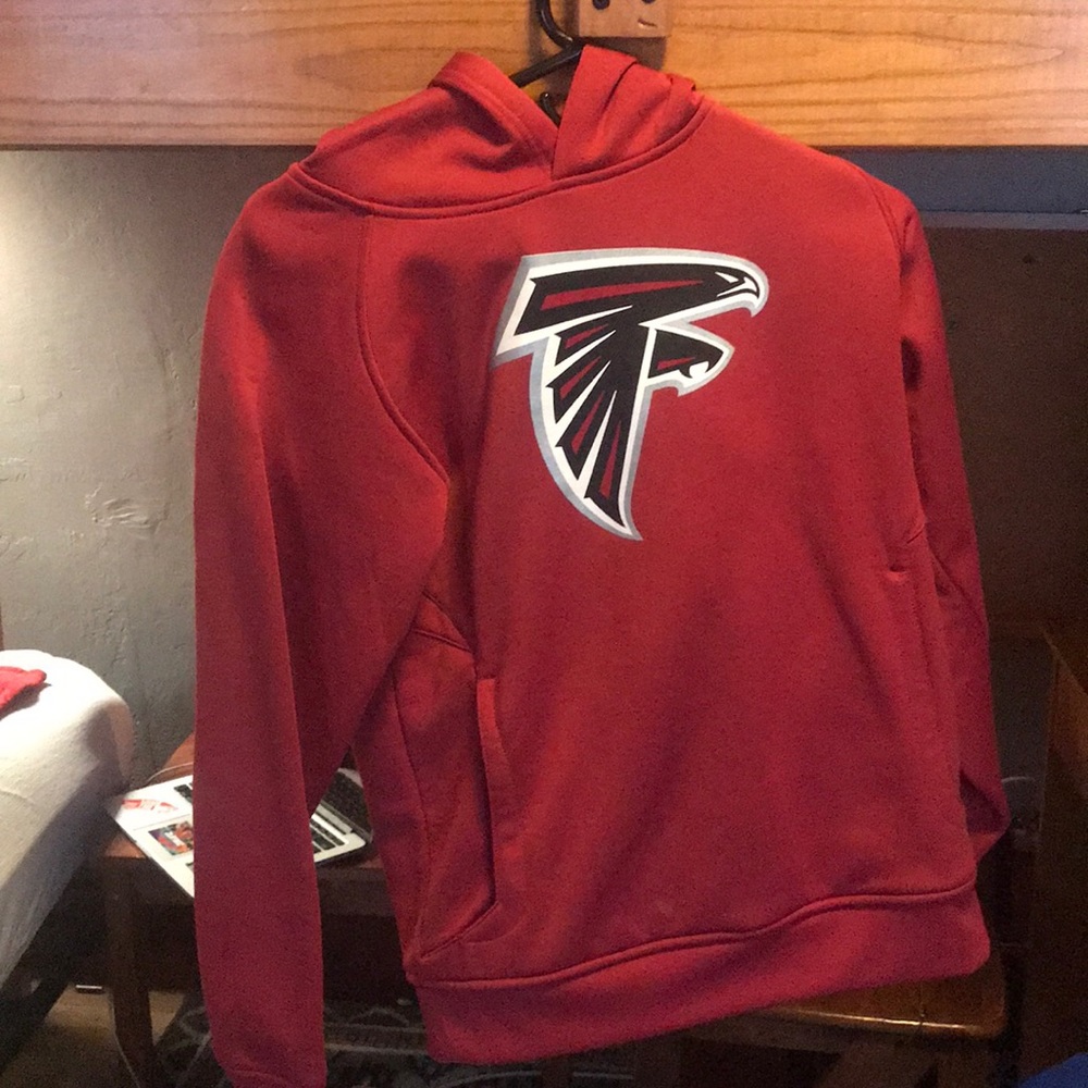 Red Atlanta Falcons hoodie